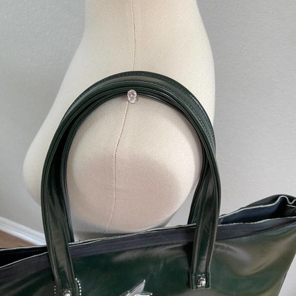HAZEL RAY Green Large Traveler Tote Bag - Picture 11 of 13